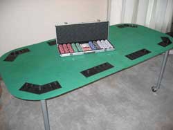 Free Poker Tabletop and 500 Chipset